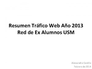 Resumen Trfico Web Ao 2013 Red de Ex