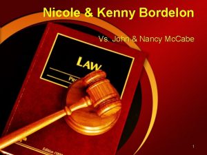 Nicole Kenny Bordelon Vs John Nancy Mc Cabe