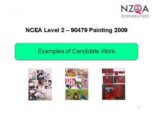 NCEA Level 2 90479 Painting 2009 Examples of