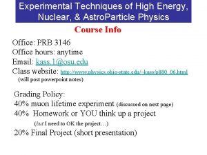 Experimental Techniques of High Energy Nuclear Astro Particle