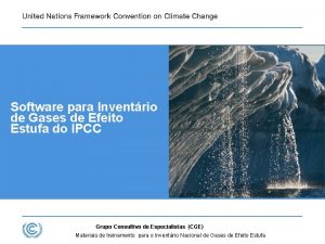 Software para Inventrio de Gases de Efeito Estufa