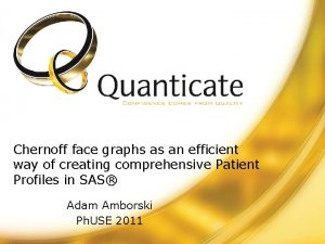 Chernoff face graphs as an efficient way of