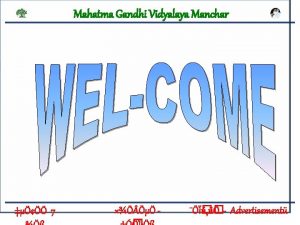 Mahatma Gandhi Vidyalaya Manchar 7 Advertisement Shri Gade