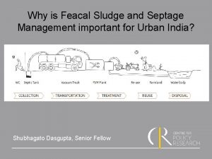 Why is Feacal Sludge and Septage Management important