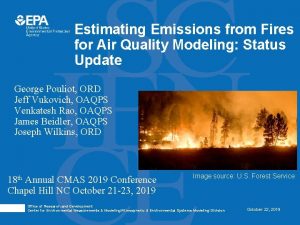Estimating Emissions from Fires for Air Quality Modeling
