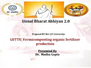 Unnat Bharat Abhiyan 2 0 Proposal BY Shri