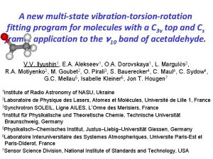 A new multistate vibrationtorsionrotation fitting program for molecules