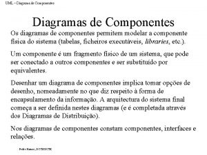 Diagrama de componentes exemplos