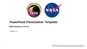 Power Point Presentation Template White background 16 9