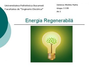 Facultatea de inginerie electrica