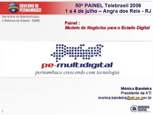 50 o PAINEL Telebrasil 2006 1 a 4