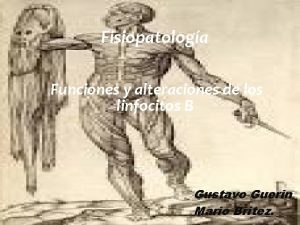 Fisiopatologa Funciones y alteraciones de los linfocitos B