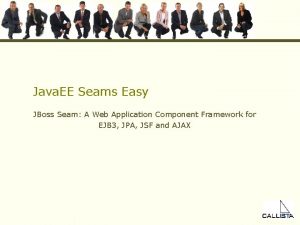 Java EE Seams Easy JBoss Seam A Web