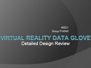 MSD 1 Group P 14546 VIRTUAL REALITY DATA