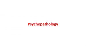 Psychopathology Autism ASD Autism spectrum disorder There is