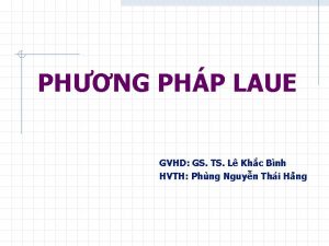 PHNG PHP LAUE GVHD GS TS L Khc
