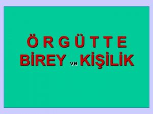 KLN BE TEMEL BOYUTU 1 Bilinli ve sorumlu