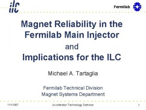 Fermilab Magnet Reliability in the Fermilab Main Injector