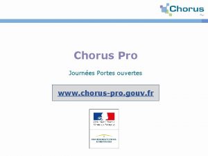 Chorus Pro Journes Portes ouvertes www choruspro gouv