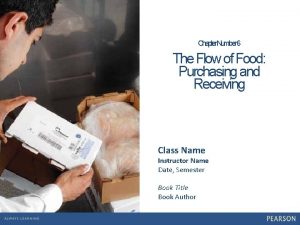Chapter Number 6 The Flow of Food Purchasing