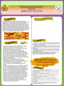 SYNTHESIS AND BIOLOGICAL ACTIVITIES OF A NOVEL NARINGIN