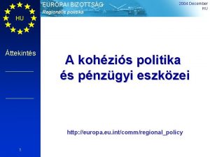 EURPAI BIZOTTSG Regionlis politika 2004 December HU HU