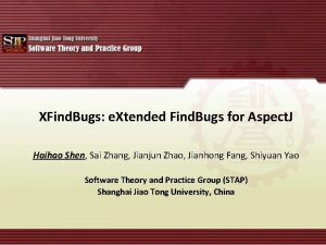 XFind Bugs e Xtended Find Bugs for Aspect