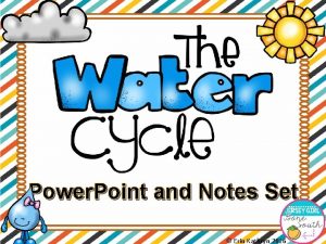 Power Point and Notes Set Erin Kathryn 2016