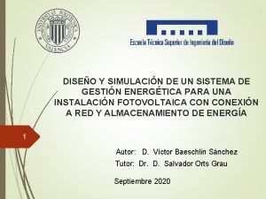 DISEO Y SIMULACIN DE UN SISTEMA DE GESTIN