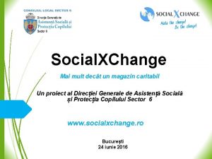 Magazin social sector 6