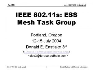 July 2004 doc IEEE 802 11 04663 r