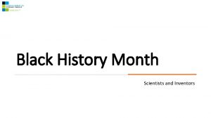 Black History Month Scientists and Inventors George Washington