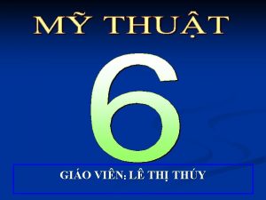 GIO VIN L TH THY Kim tra bi