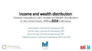 Income and wealth distribution Extreme Inequality in Joint
