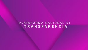 Rediseo de la Plataforma Nacional de Transparencia Comisin