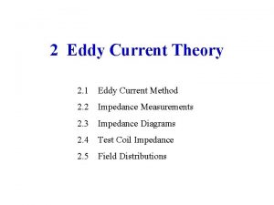 2 Eddy Current Theory 2 1 Eddy Current