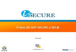 DAmo BASAP i SECURE 2013 02 05 February