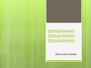 DENGARKAN Shilvy Andini Sunarto Menjadi Pendengar yang Aktif