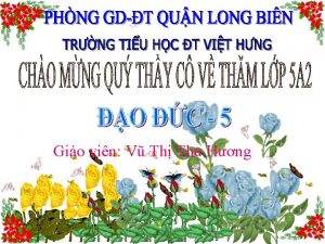 Gio vin V Th Thu Hng 1 v