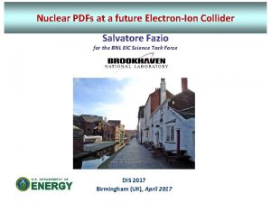 Nuclear PDFs at a future ElectronIon Collider Salvatore