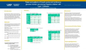 Rates and patterns of Insulin pump and continuous