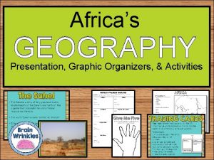 Africas GEOGRAPHY Presentation Graphic Organizers Activities STANDARDS SS