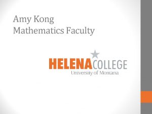 Amy Kong Mathematics Faculty Using Google Hangouts to