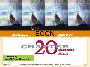 Micro Mc Eachern ECON 2010 2011 20 CHAPTER