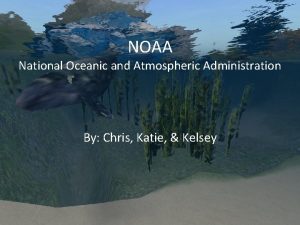NOAA National Oceanic and Atmospheric Administration By Chris