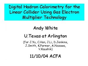 Digital Hadron Calorimetry for the Linear Collider Using