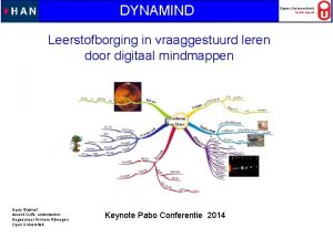 DYNAMIND Leerstofborging in vraaggestuurd leren door digitaal mindmappen