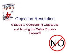 Objection resolution model