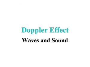 Doppler effect formula