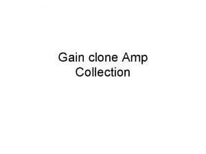 Gain clone Amp Collection LM 1876 Para Amp2